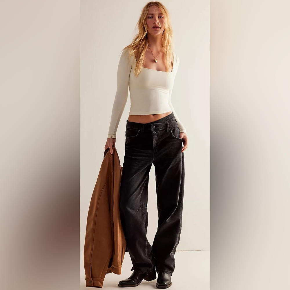 Free People We The Free Crossroads Mid-Rise Boyfriend Jeans